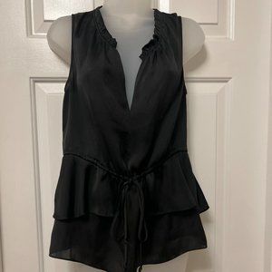 Cynthia Steffe Black Sleeveless Top